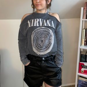 American Eagle cold shoulder crewneck sweatshirt